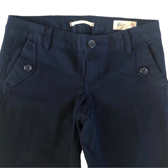 Gap VTG Y2K Limited Edition Wide Leg Flare Sailor Jean 29X30 Navy Cotton Stretch - Picture 2 of 10